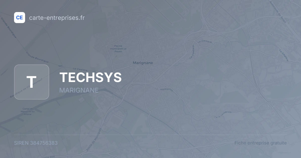 TECHSYS — 384756383 — fiche entreprise