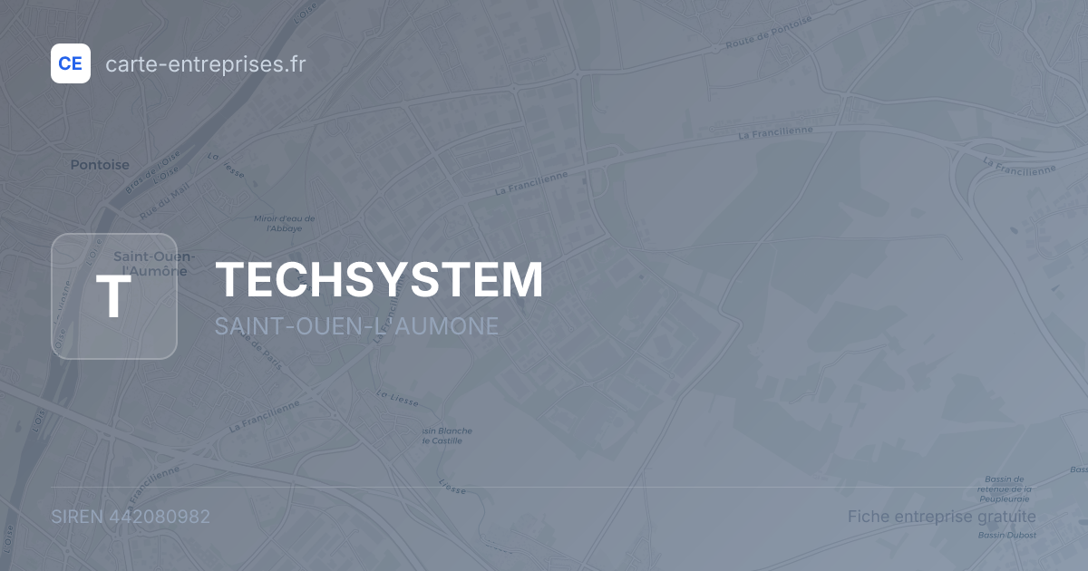 TECHSYSTEM — 442080982 — fiche entreprise