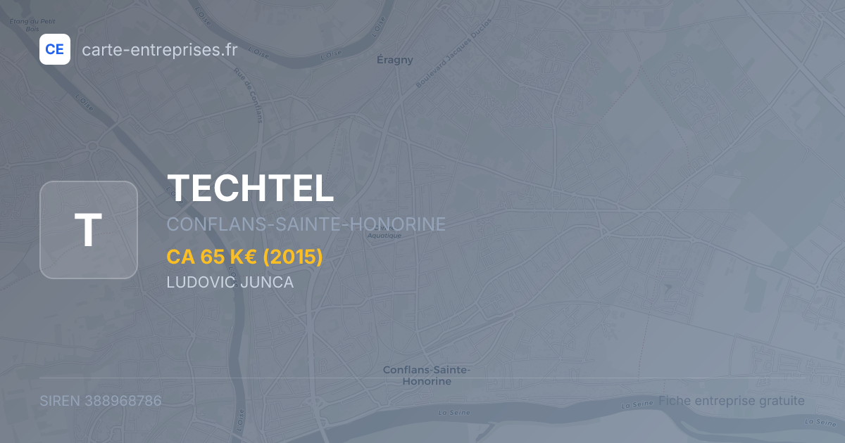 TECHTEL — 388968786 — fiche entreprise