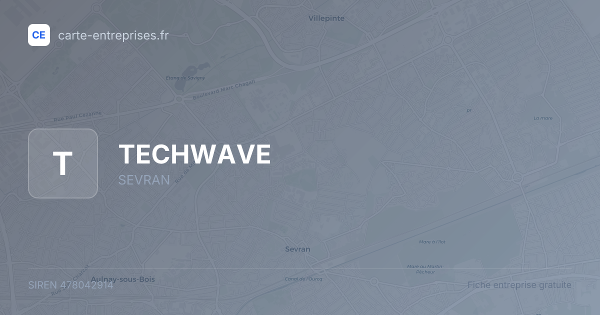 TECHWAVE — 478042914 — fiche entreprise