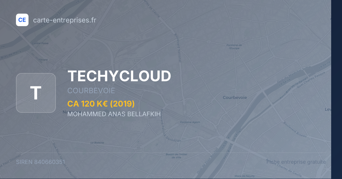 TECHYCLOUD — 840660351 — fiche entreprise