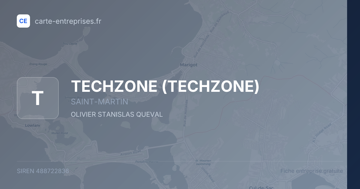 TECHZONE — 488722836 — fiche entreprise