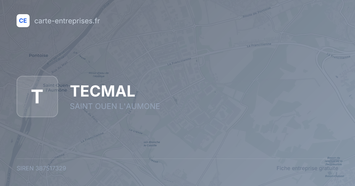 TECMAL — 387517329 — fiche entreprise