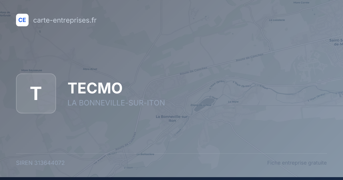 TECMO — 313644072 — fiche entreprise
