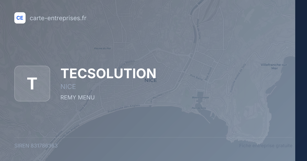 TECSOLUTION — 831786363 — fiche entreprise