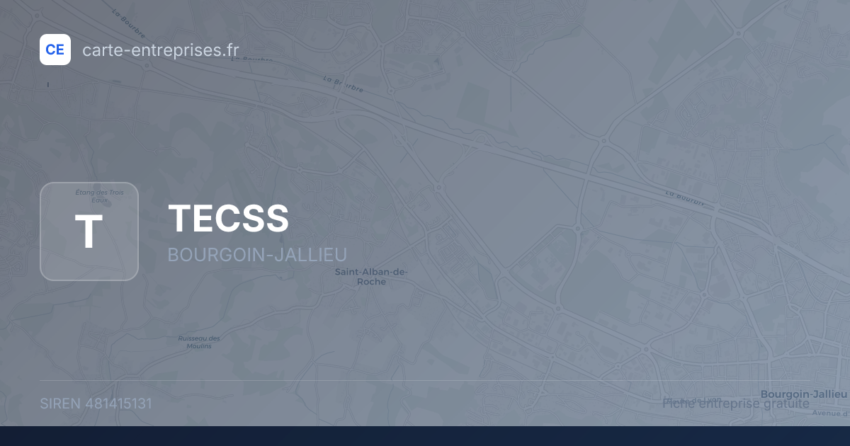 TECSS — 481415131 — fiche entreprise