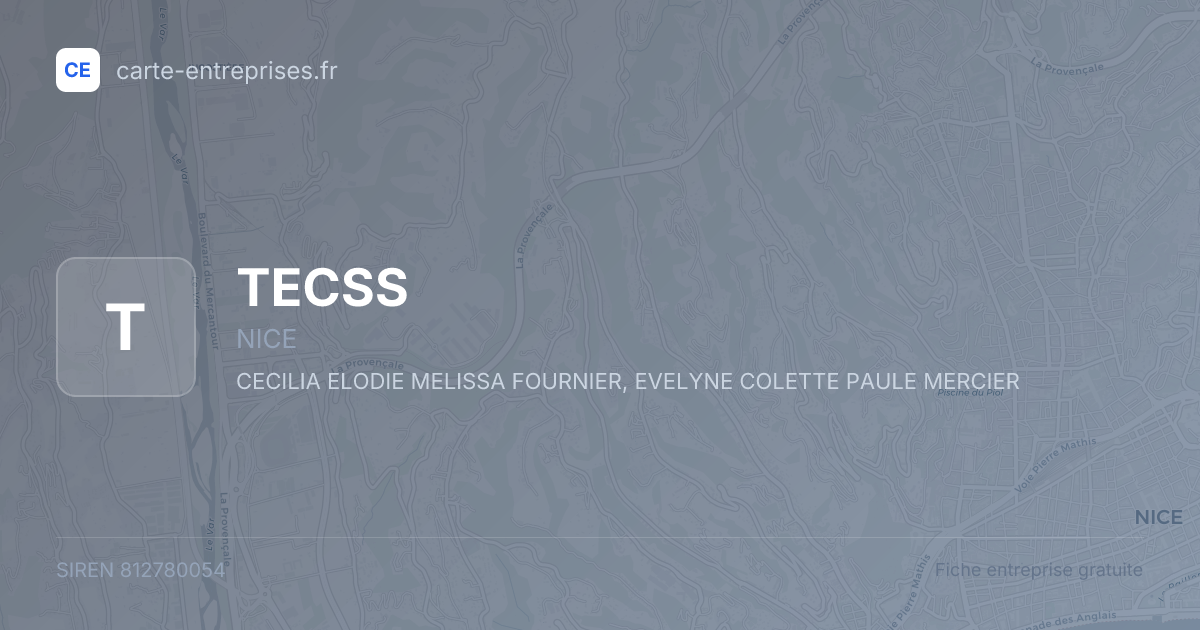 TECSS — 812780054 — fiche entreprise