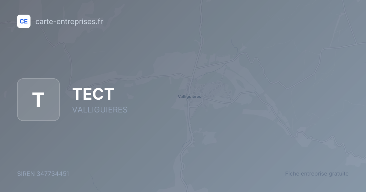 TECT — 347734451 — fiche entreprise