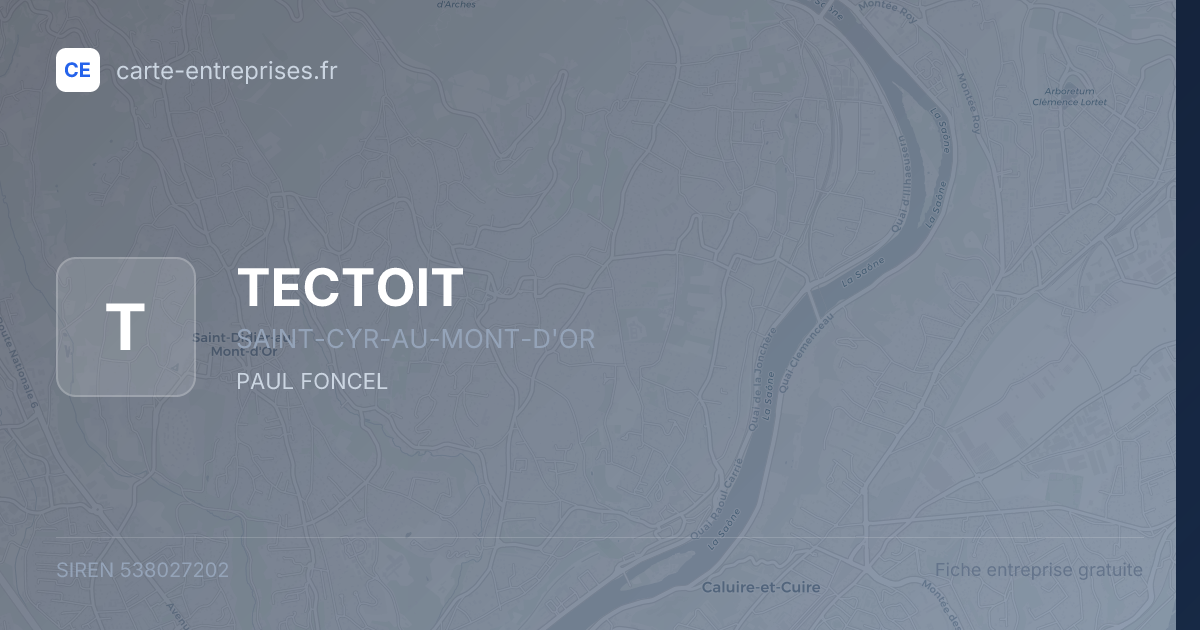 TECTOIT — 538027202 — fiche entreprise