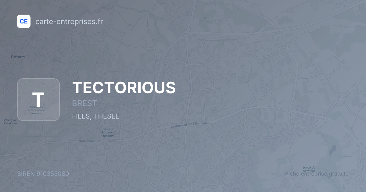 TECTORIOUS — 910355080 — fiche entreprise