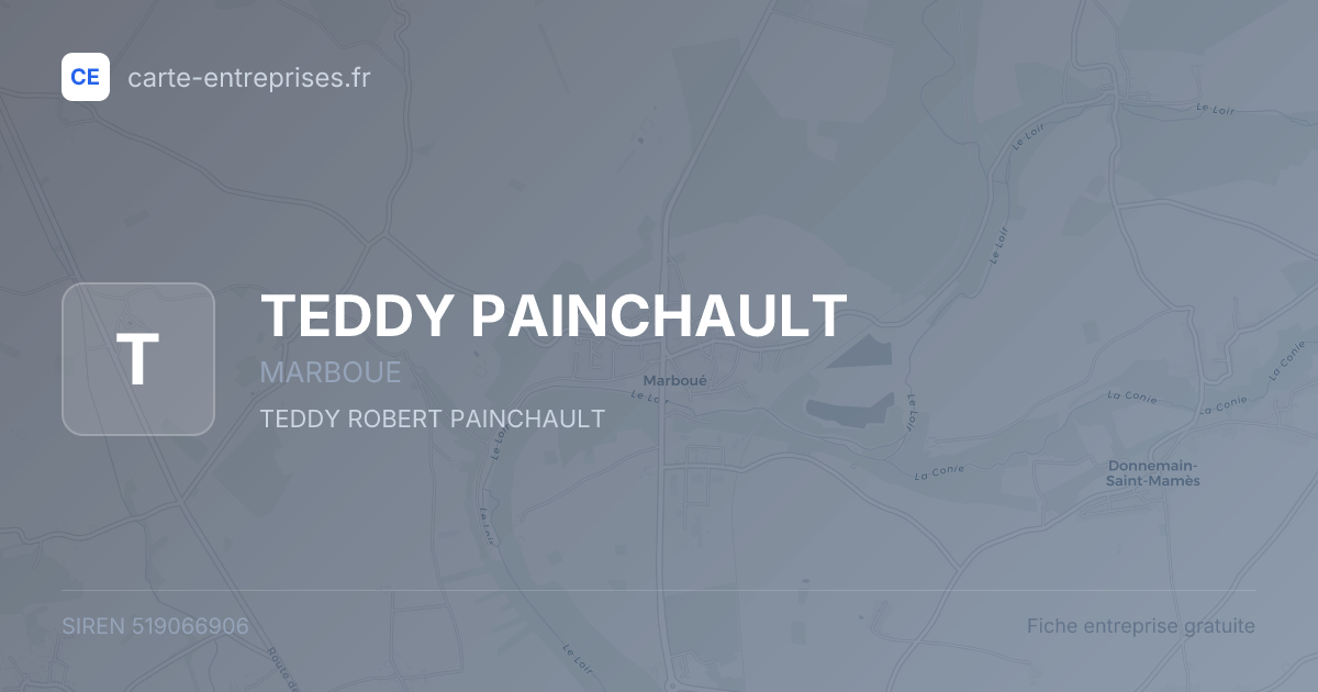 TEDDY PAINCHAULT — 519066906 — fiche entreprise