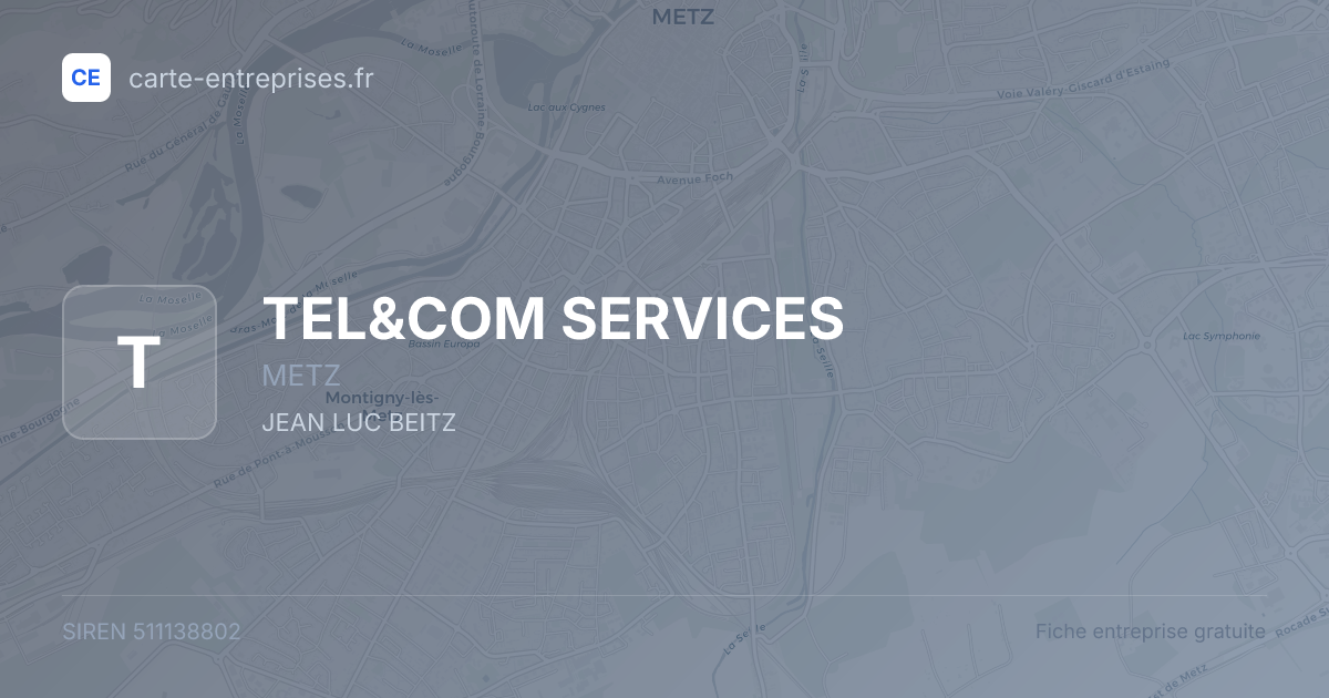 TEL&COM SERVICES — 511138802 — fiche entreprise