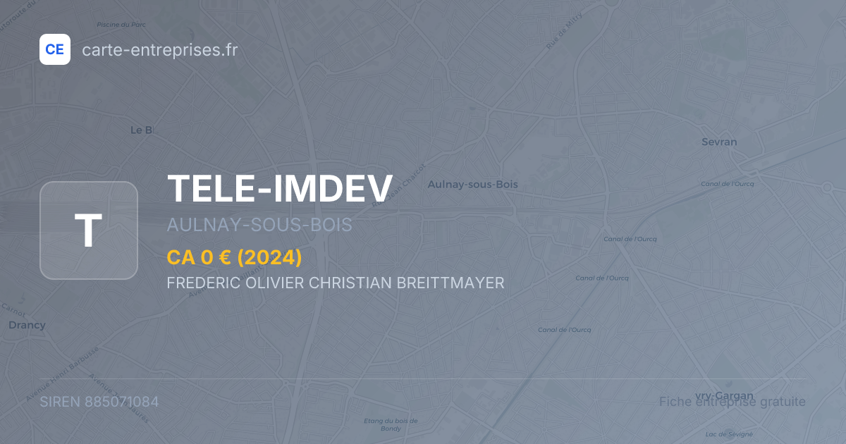 TELE-IMDEV — 885071084 — fiche entreprise