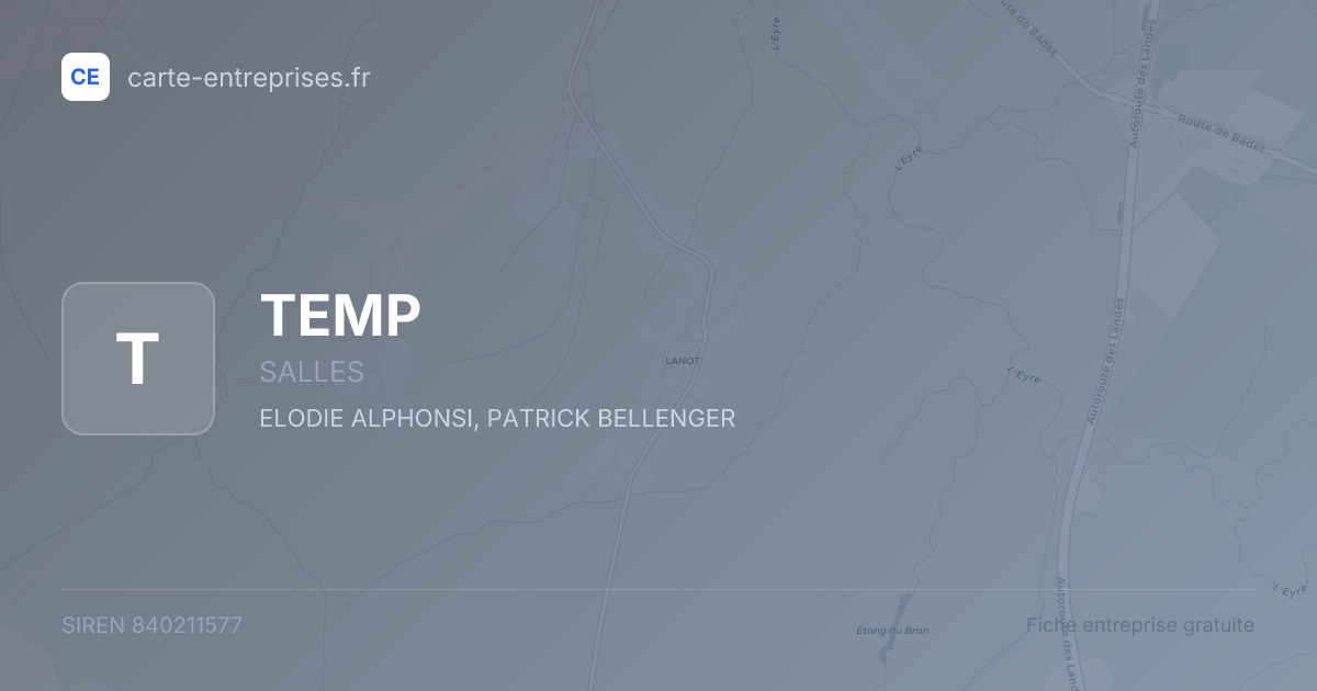 TEMP — 840211577 — fiche entreprise