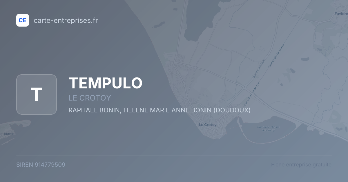 TEMPULO — 914779509 — fiche entreprise