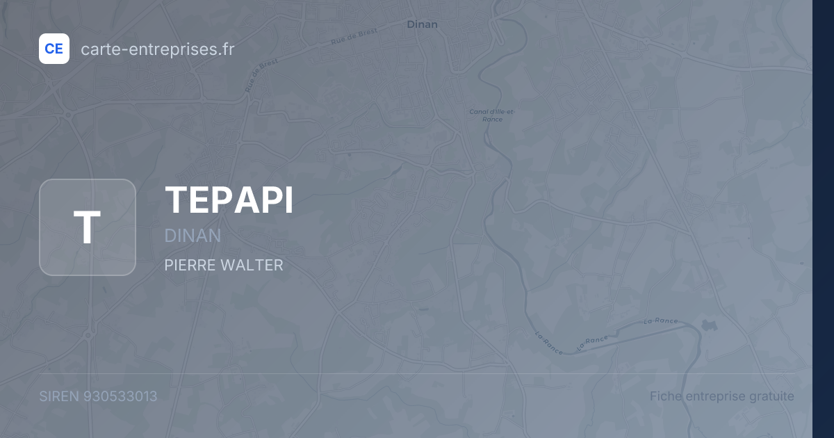 TEPAPI — 930533013 — fiche entreprise