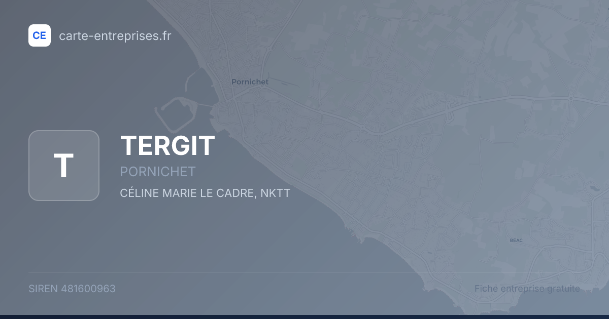 TERGIT — 481600963 — fiche entreprise