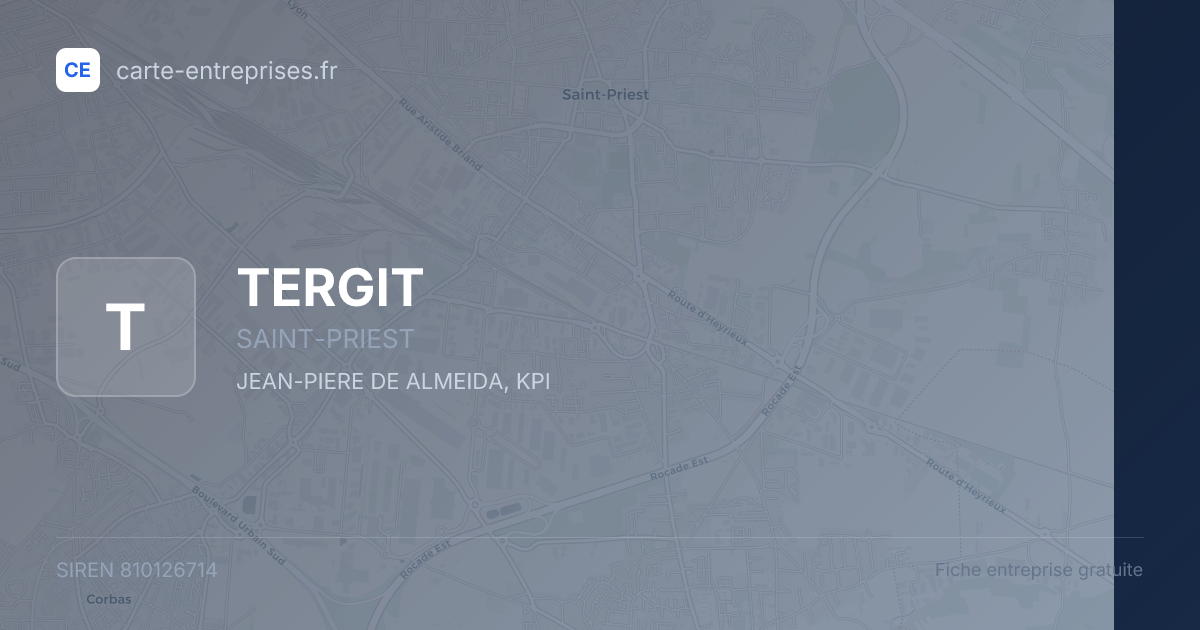 TERGIT — 810126714 — fiche entreprise