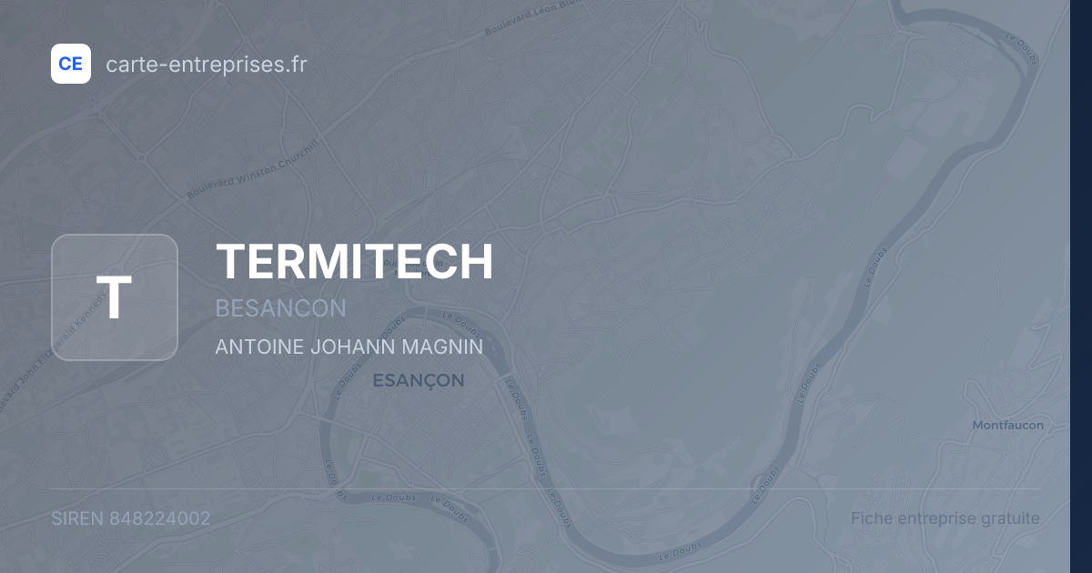 TERMITECH — 848224002 — fiche entreprise