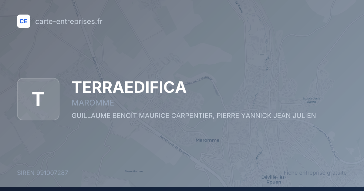 TERRAEDIFICA — 991007287 — fiche entreprise