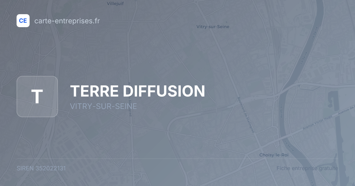 TERRE DIFFUSION — 352022131 — fiche entreprise