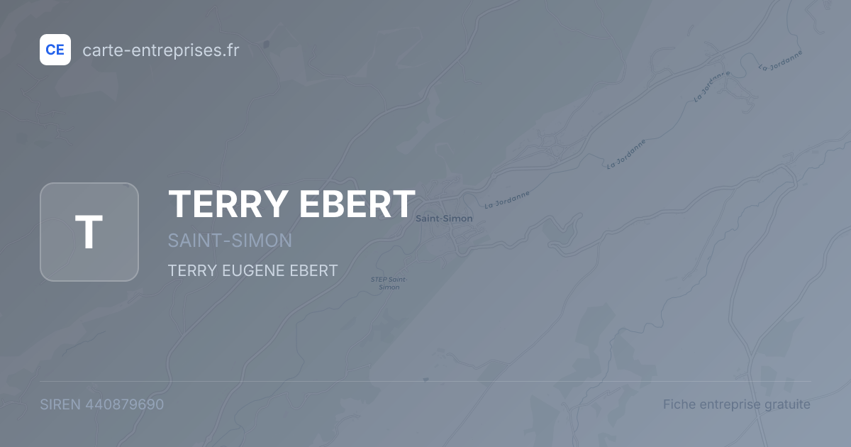 TERRY EBERT — 440879690 — fiche entreprise