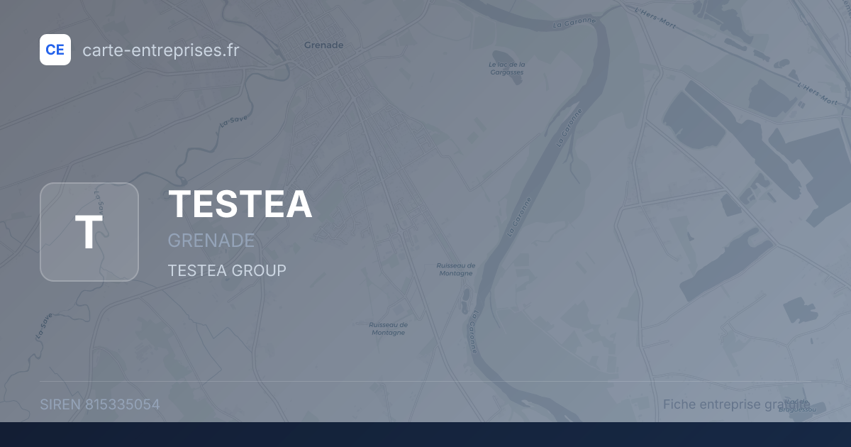 TESTEA — 815335054 — fiche entreprise