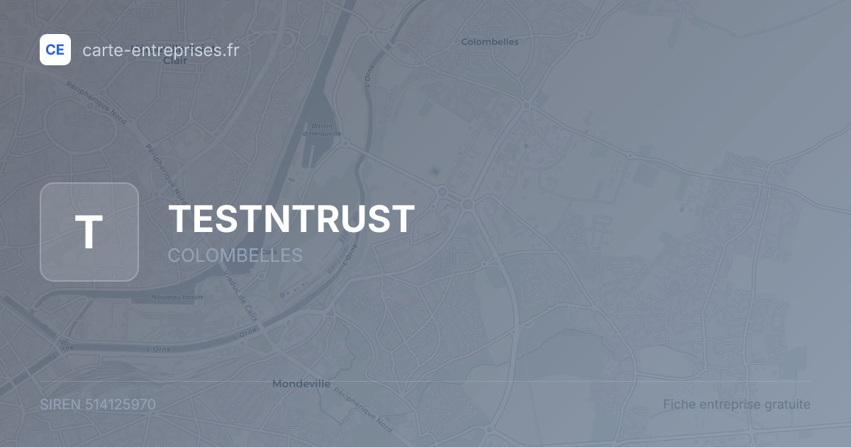 TESTNTRUST — 514125970 — fiche entreprise
