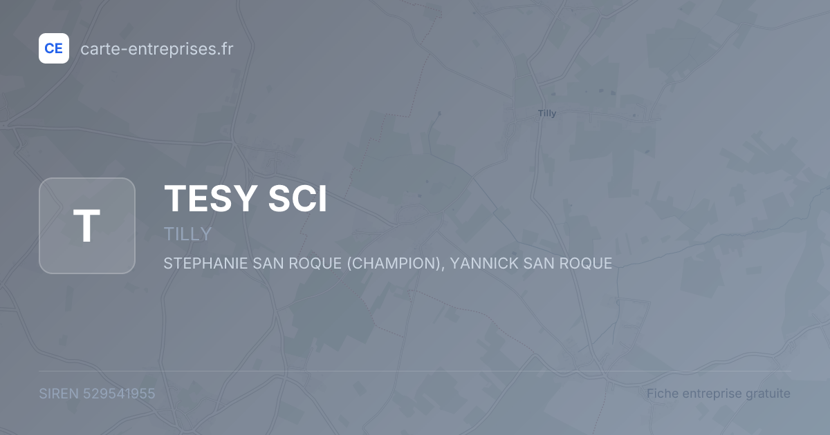 TESY SCI — 529541955 — fiche entreprise
