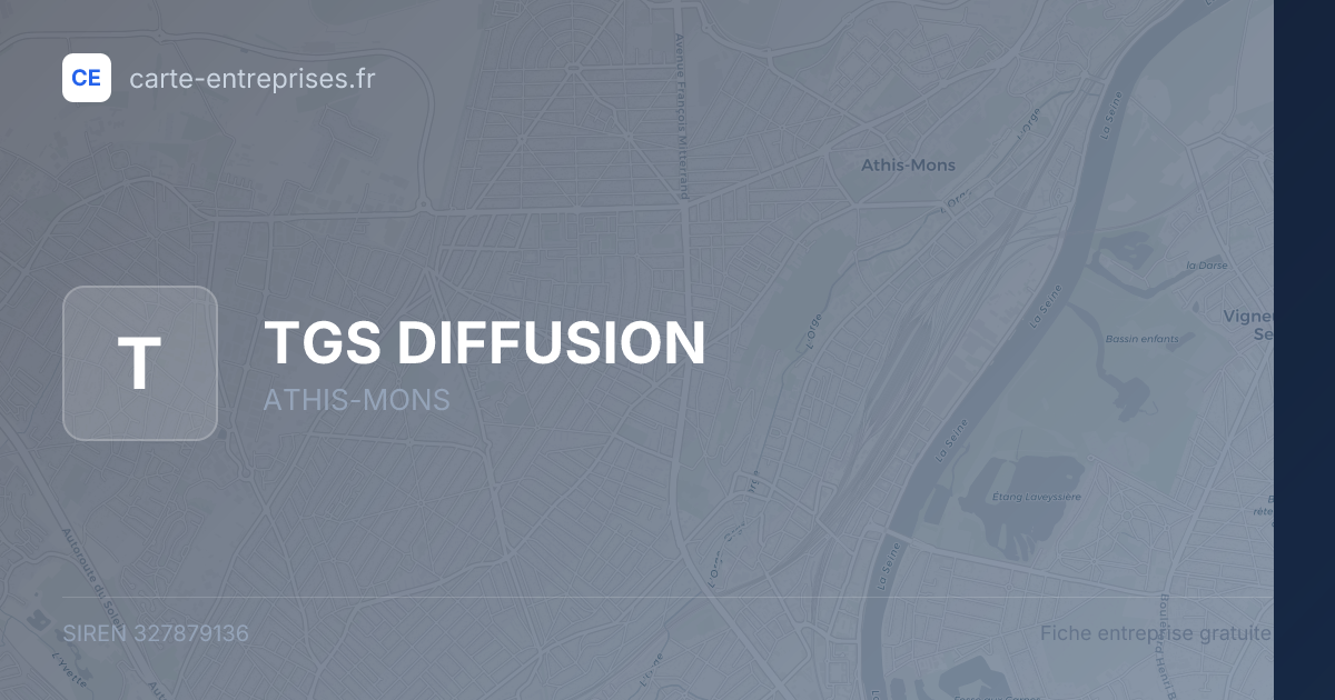 TGS DIFFUSION — 327879136 — fiche entreprise