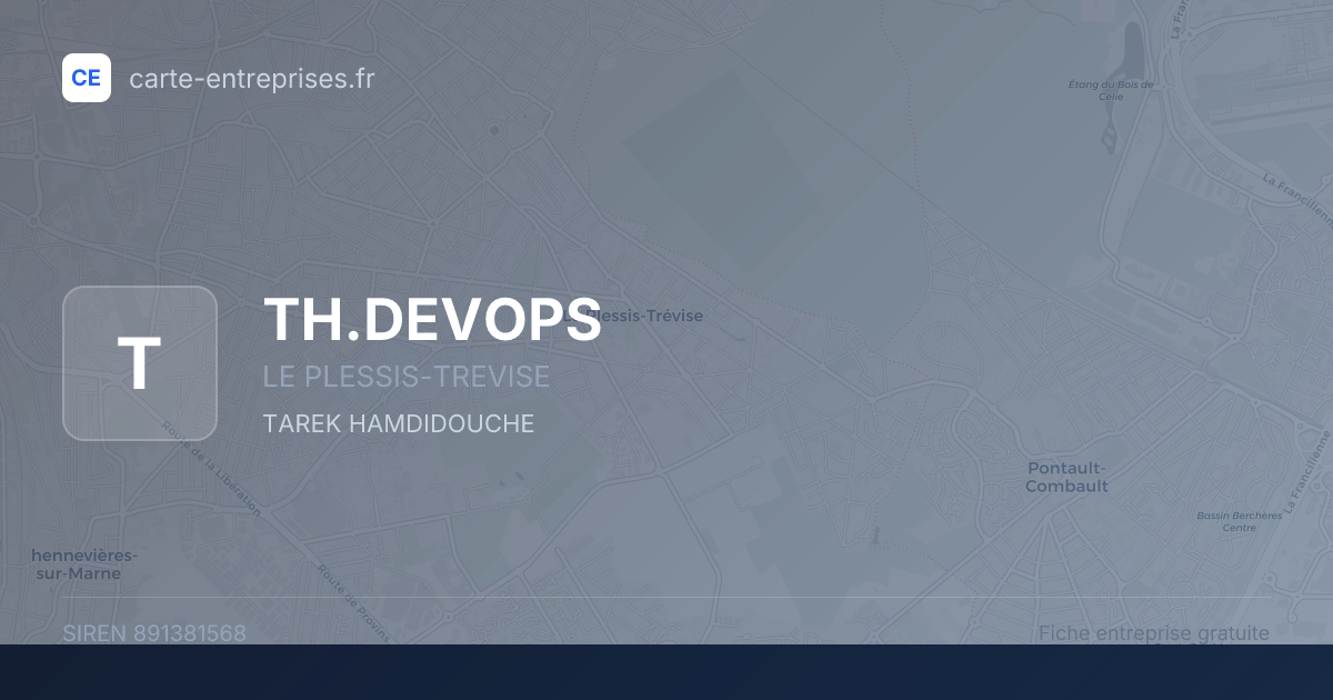 TH.DEVOPS — 891381568 — fiche entreprise
