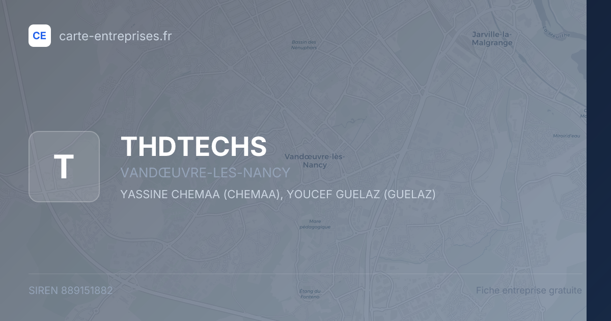 THDTECHS — 889151882 — fiche entreprise