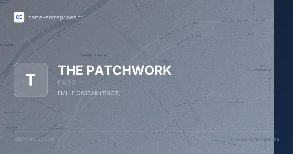 THE PATCHWORK — 910023241 — fiche entreprise