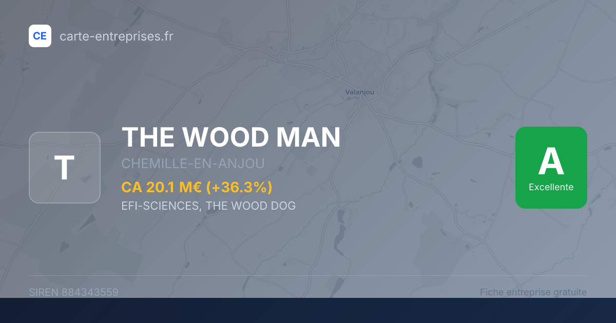 THE WOOD MAN — 884343559 — fiche entreprise
