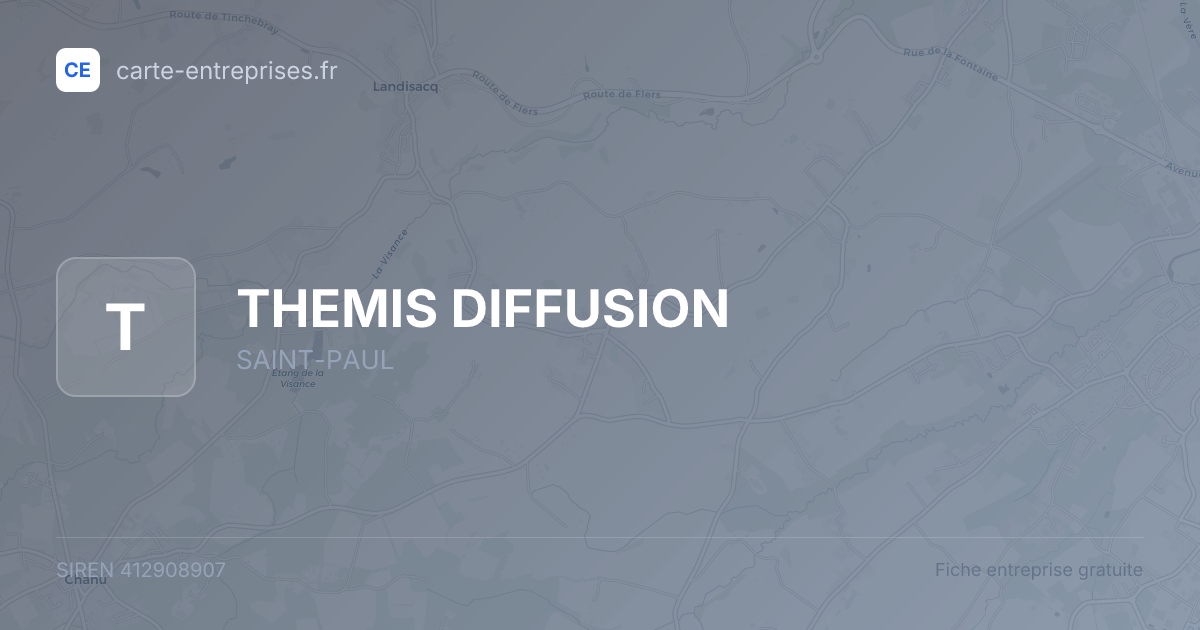 THEMIS DIFFUSION — 412908907 — fiche entreprise