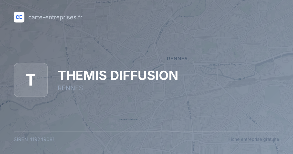 THEMIS DIFFUSION — 419249081 — fiche entreprise