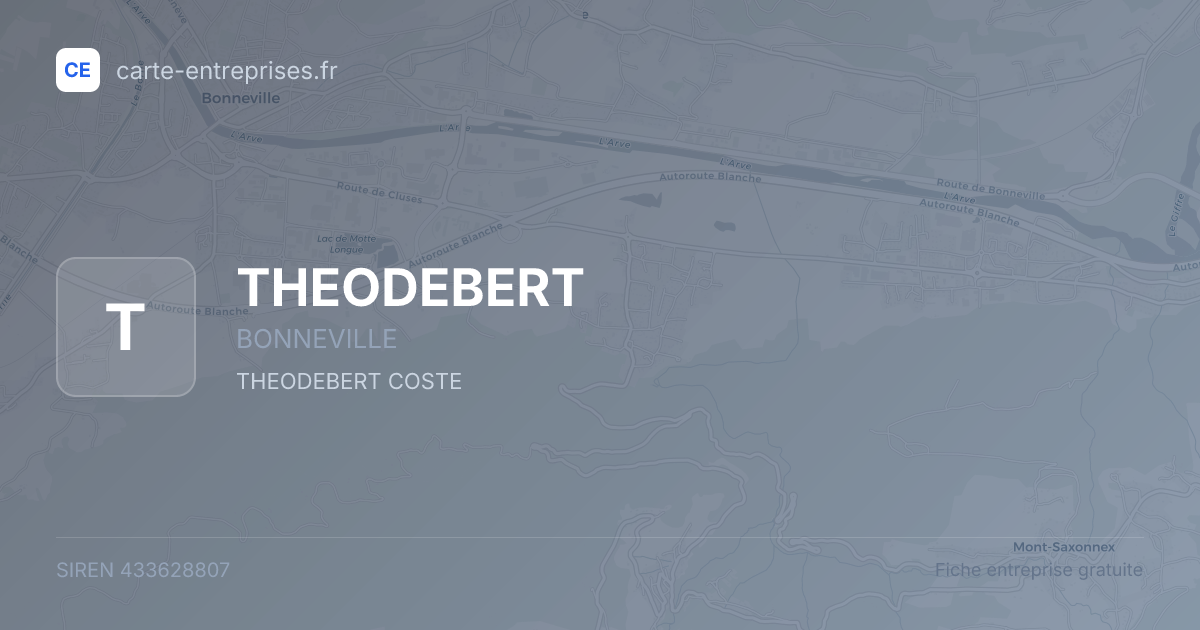 THEODEBERT — 433628807 — fiche entreprise
