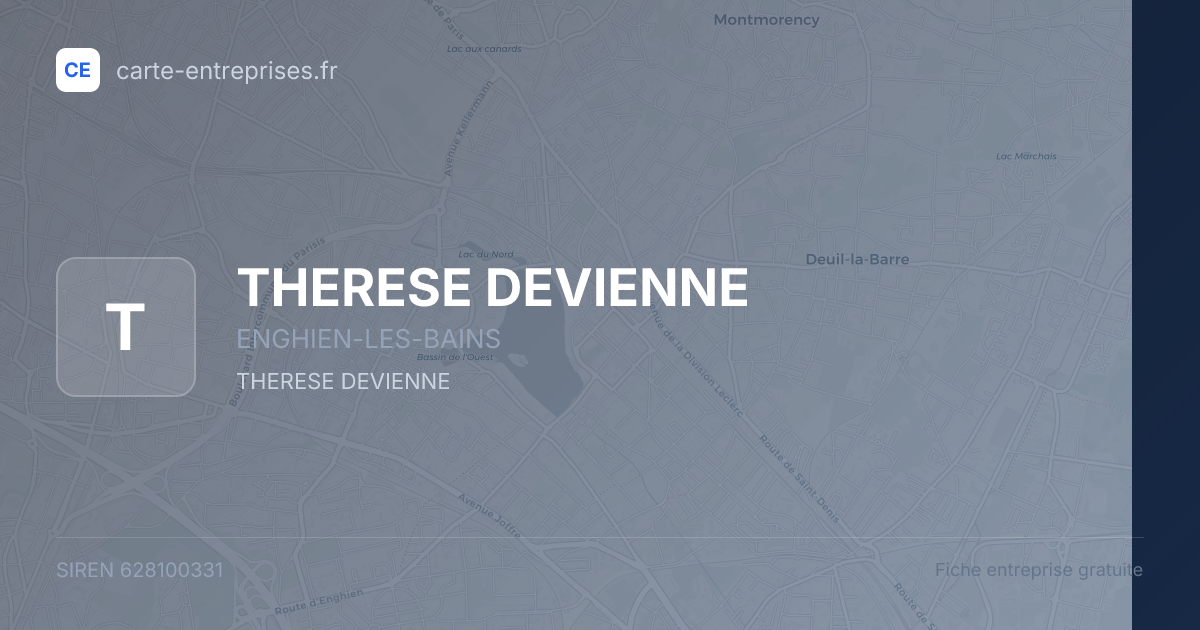 THERESE DEVIENNE — 628100331 — fiche entreprise
