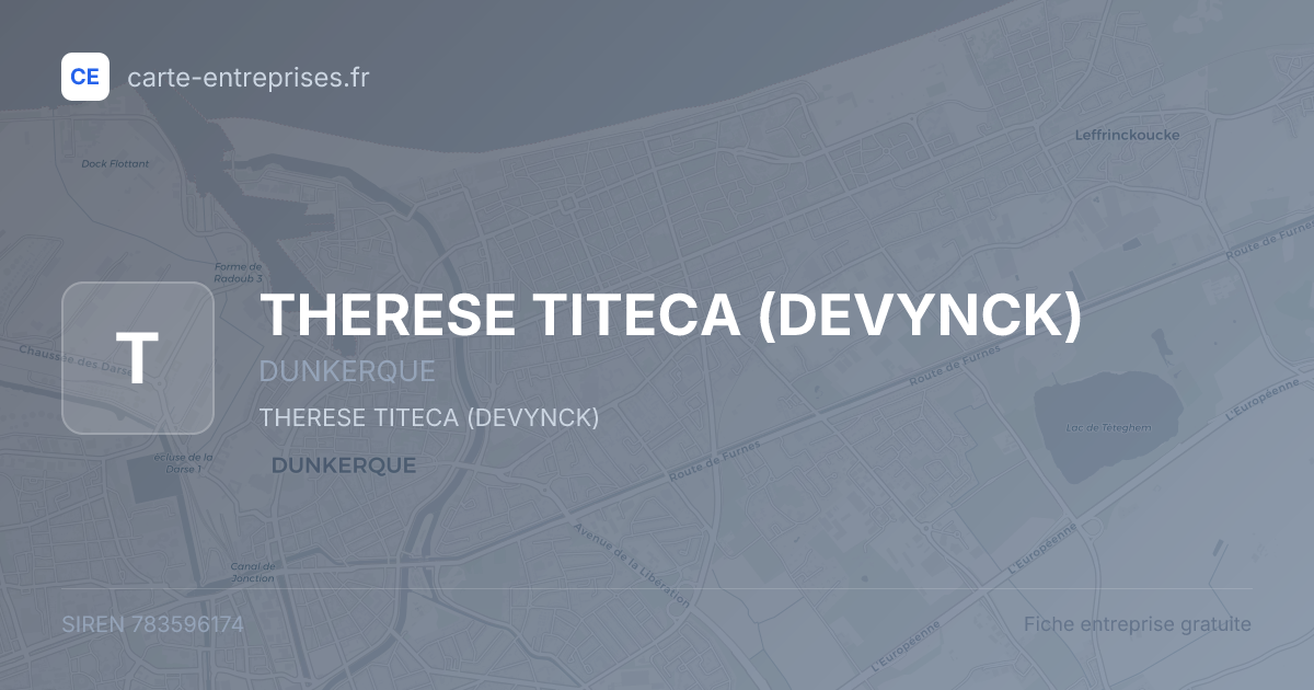 THERESE TITECA (DEVYNCK) — 783596174 — fiche entreprise