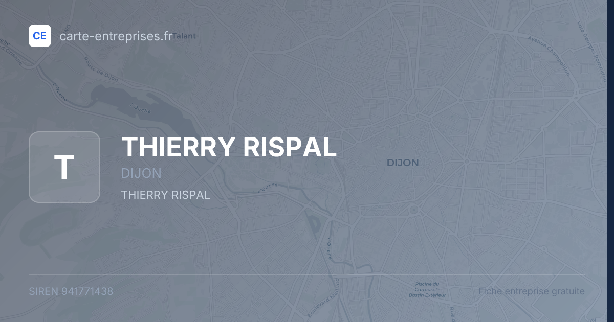 THIERRY RISPAL — 941771438 — fiche entreprise