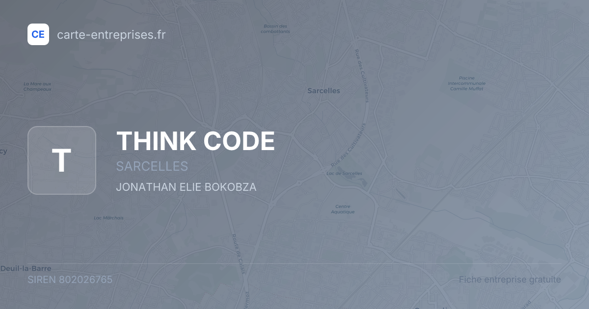 THINK CODE — 802026765 — fiche entreprise