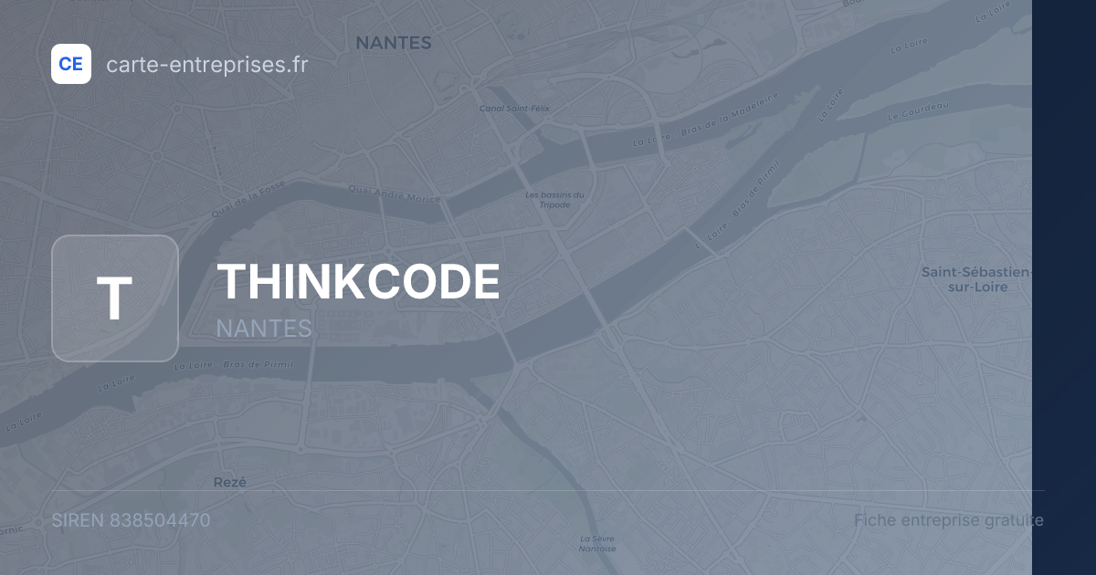 THINKCODE — 838504470 — fiche entreprise