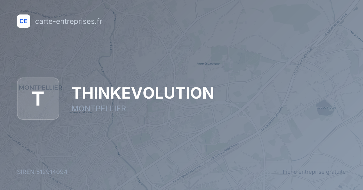 THINKEVOLUTION — 512914094 — fiche entreprise