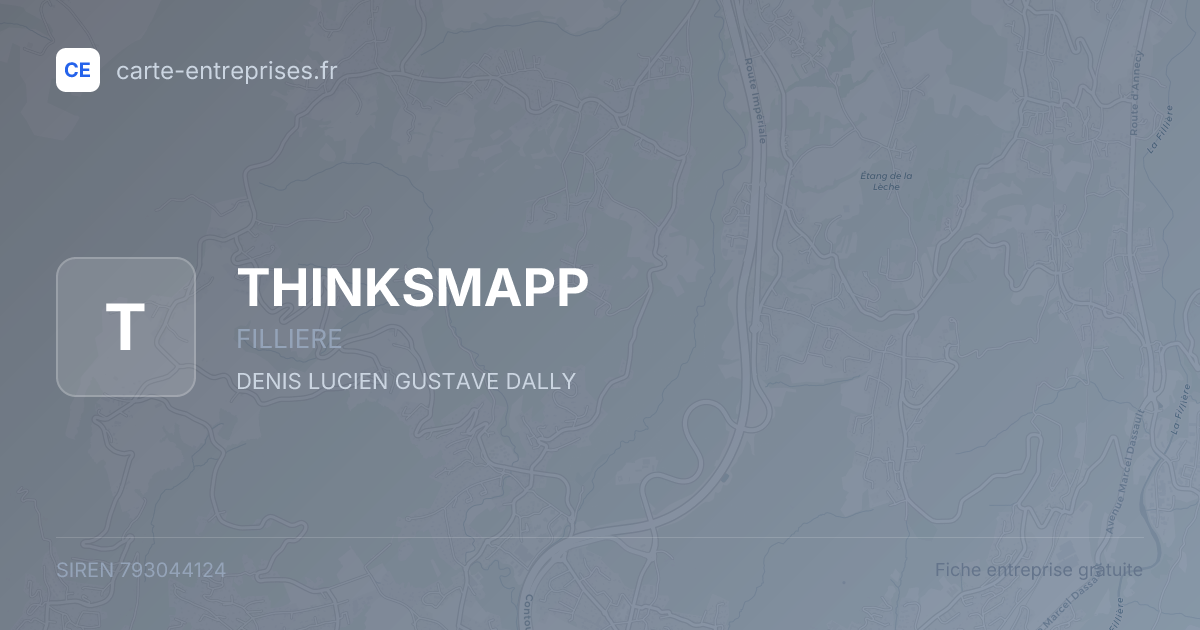 THINKSMAPP — 793044124 — fiche entreprise