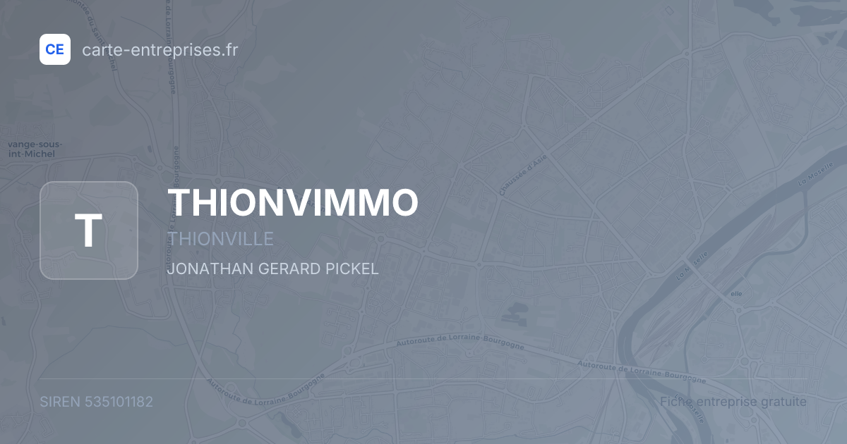 THIONVIMMO — 535101182 — fiche entreprise