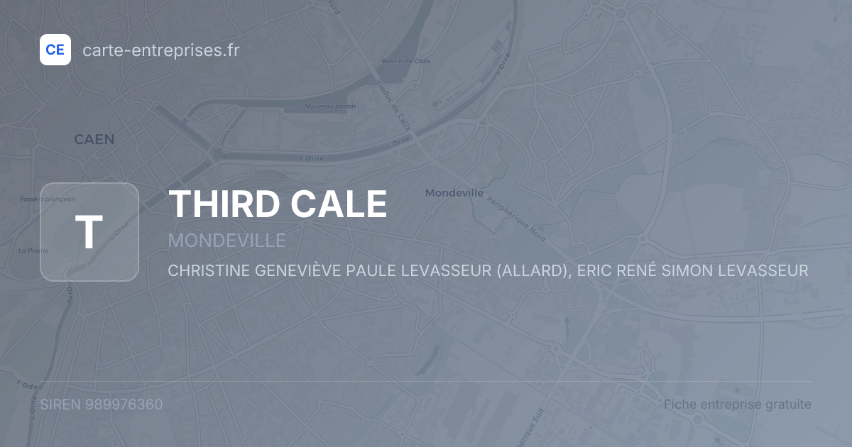 THIRD CALE — 989976360 — fiche entreprise