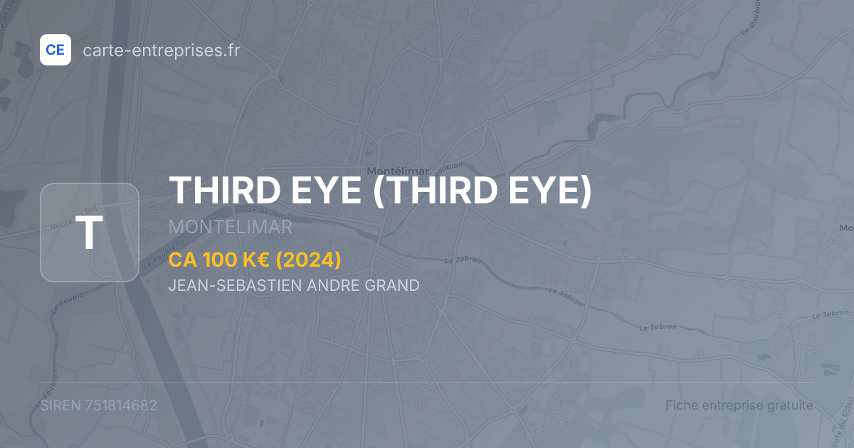 THIRD EYE — 751814682 — fiche entreprise