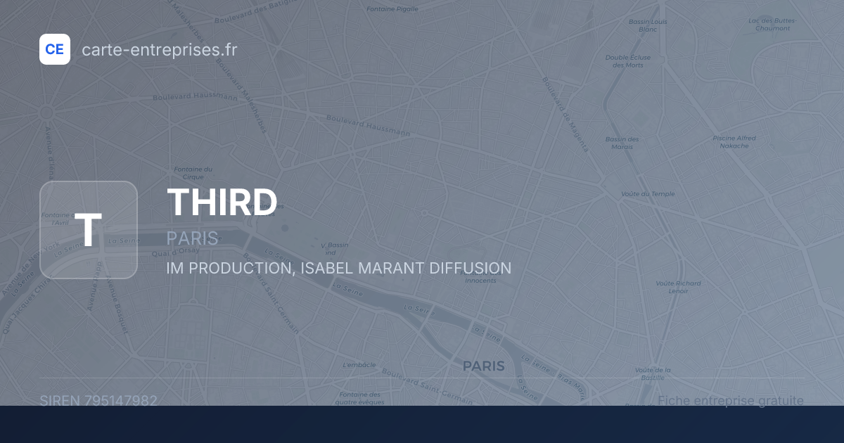 THIRD — 795147982 — fiche entreprise