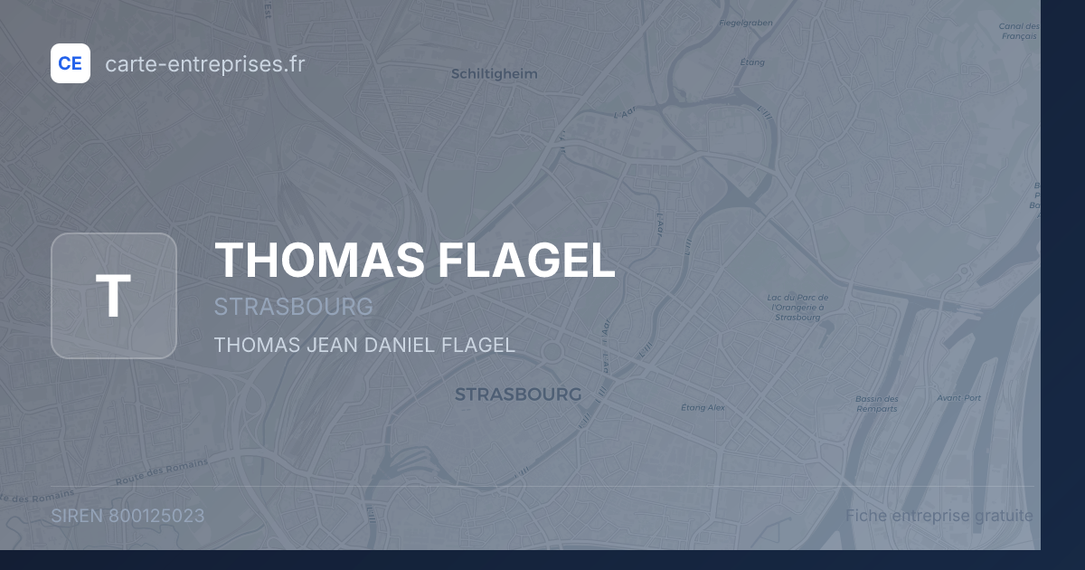 THOMAS FLAGEL — 800125023 — fiche entreprise