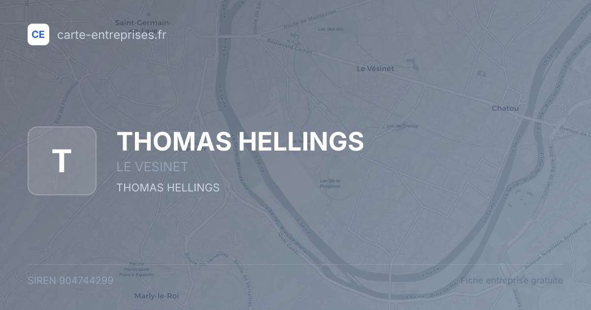 THOMAS HELLINGS — 904744299 — fiche entreprise